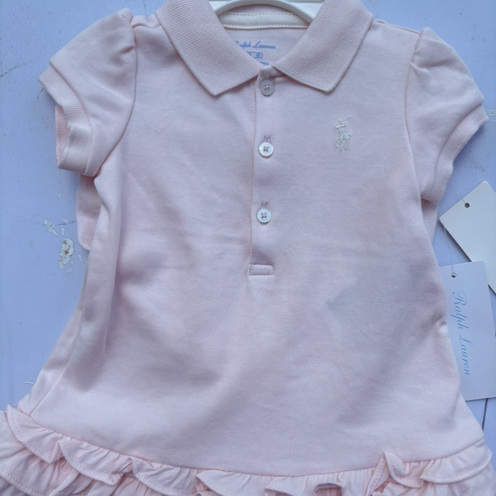 Polo dress and diaper cover